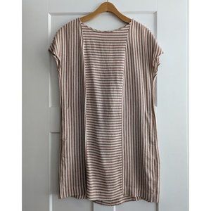 XS Madewell Linen Blend Shift Dress